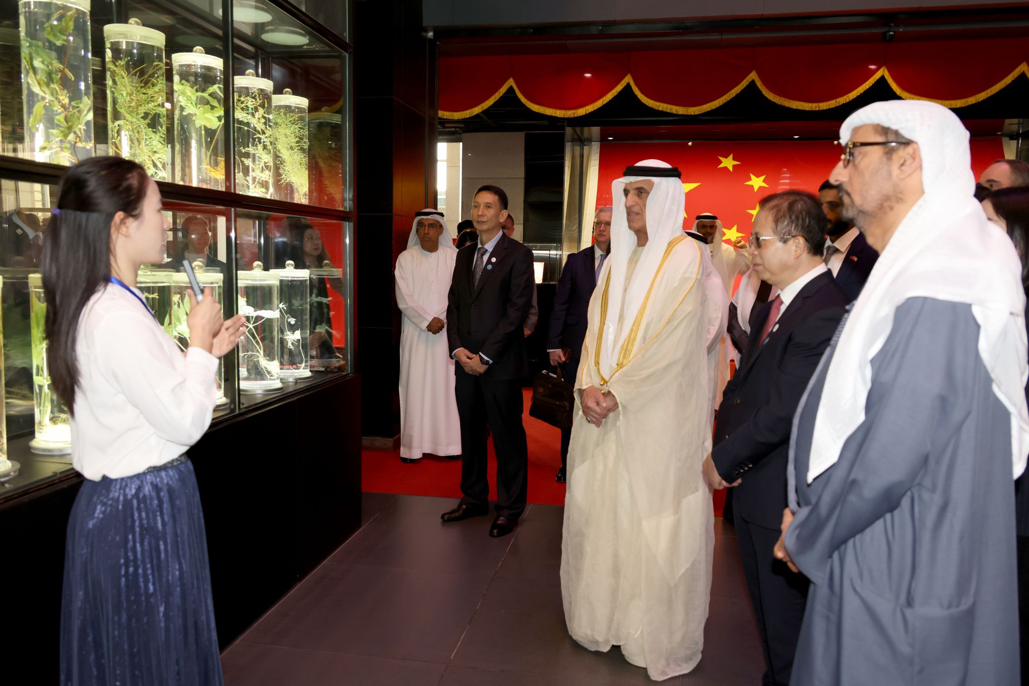 阿联酋联邦最高委员会成员、哈伊马角酋长访问开云kaiyun官方网站